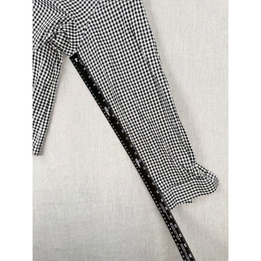 Ralph Lauren Mens XL Gingham Button Down Shirt Black White Non-Iron Cotton - Picture 7 of 8
